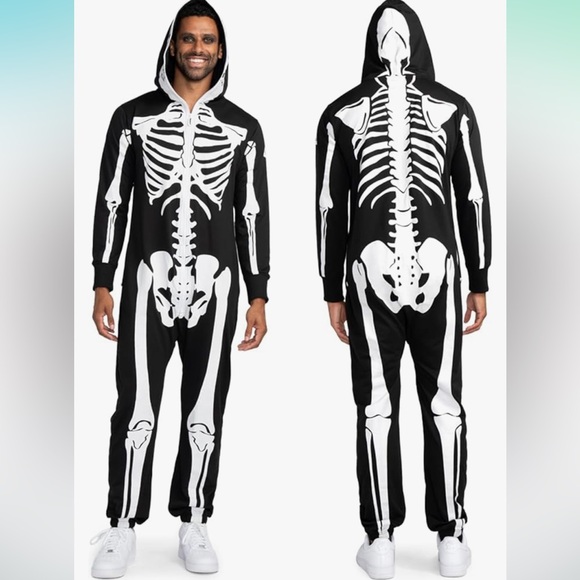 Tipsy Elves Other - TIPSYELVES full piece mens XL skeleton suit / costume